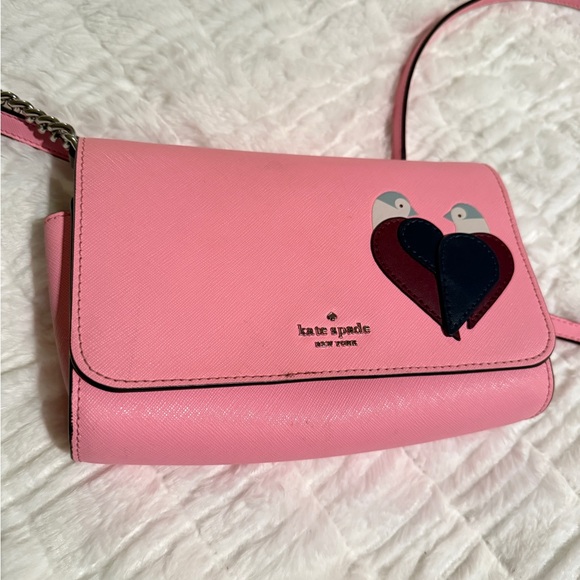 kate spade Handbags - Kate Spade Pink Crossbody with Bird Design